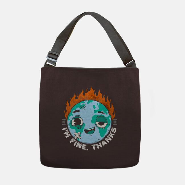 I'm Fine Thanks-None-Adjustable Tote-Bag-StudioM6