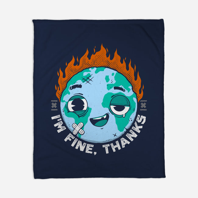 I'm Fine Thanks-None-Fleece-Blanket-StudioM6