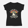 A Great Day To Be Trash-Womens-V-Neck-Tee-koalastudio