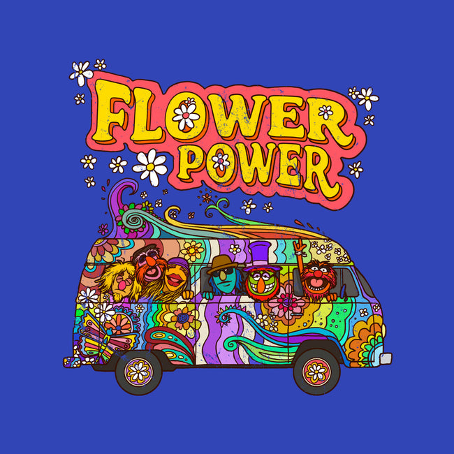 Flower Power Bus-Youth-Pullover-Sweatshirt-drbutler