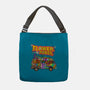 Flower Power Bus-None-Adjustable Tote-Bag-drbutler