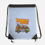 Flower Power Bus-None-Drawstring-Bag-drbutler