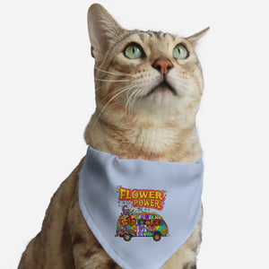 Flower Power Bus-Cat-Adjustable-Pet Collar-drbutler