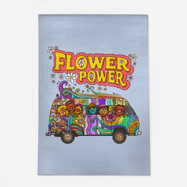 Flower Power Bus-None-Outdoor-Rug-drbutler