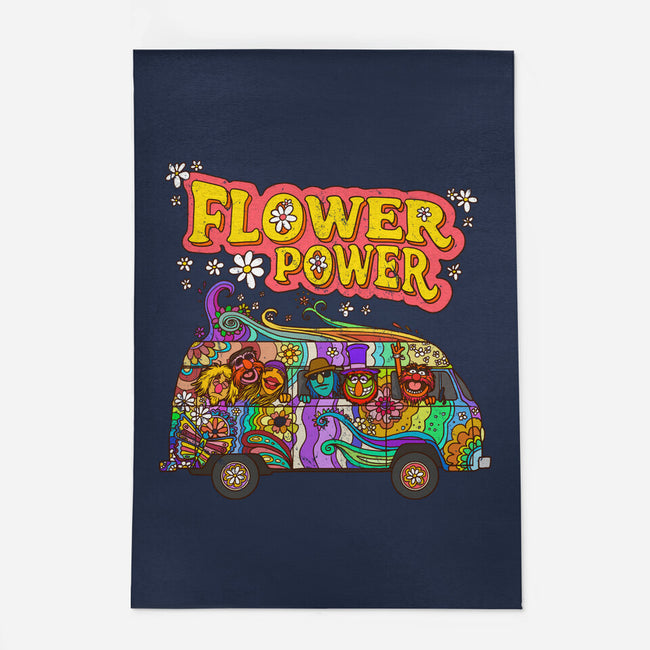 Flower Power Bus-None-Outdoor-Rug-drbutler