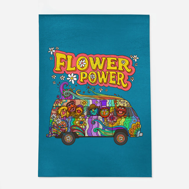 Flower Power Bus-None-Outdoor-Rug-drbutler