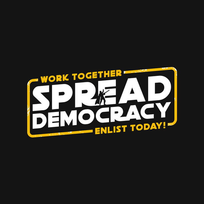 Spread Democracy-Mens-Heavyweight-Tee-rocketman_art