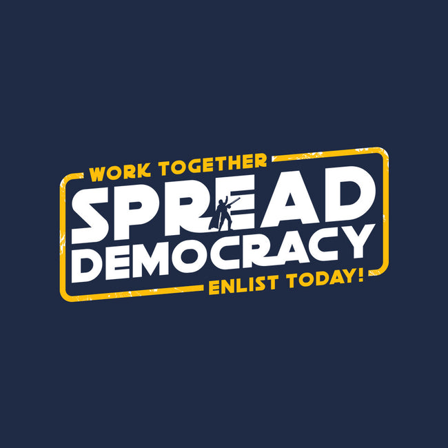 Spread Democracy-Unisex-Basic-Tank-rocketman_art