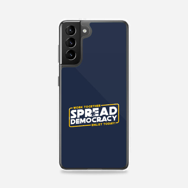Spread Democracy-Samsung-Snap-Phone Case-rocketman_art