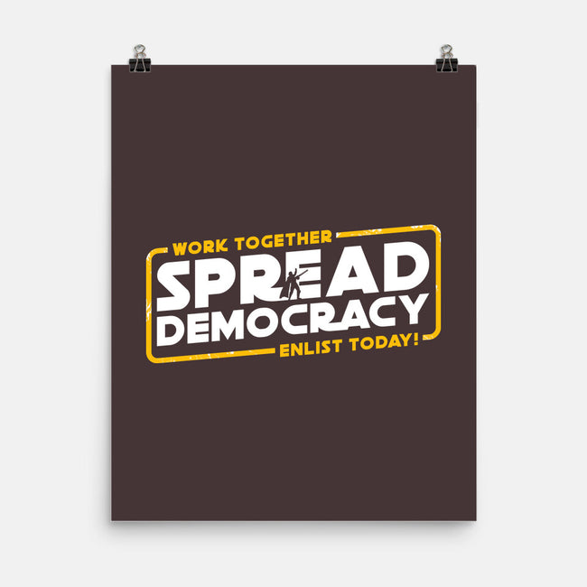 Spread Democracy-None-Matte-Poster-rocketman_art
