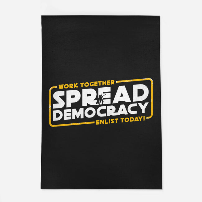 Spread Democracy-None-Indoor-Rug-rocketman_art