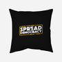 Spread Democracy-None-Removable Cover-Throw Pillow-rocketman_art