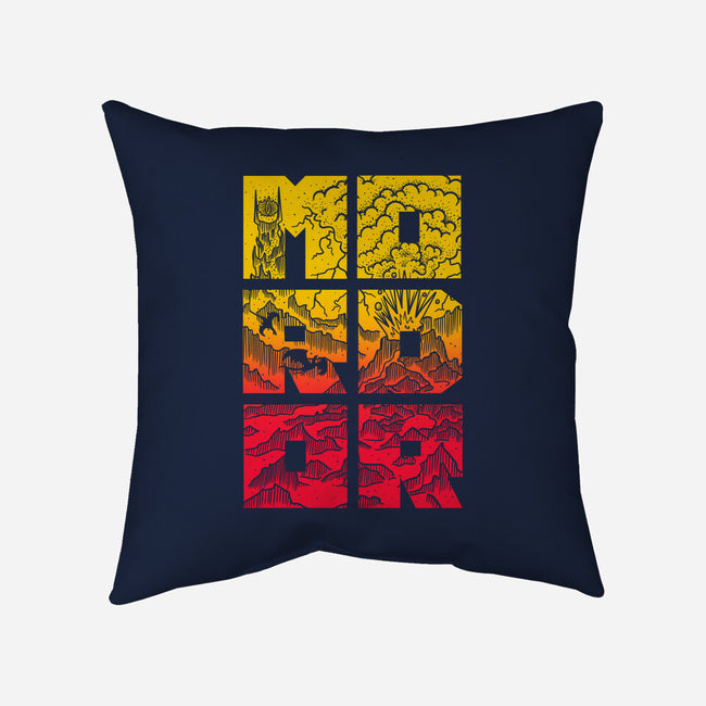 MORDOR-None-Non-Removable Cover w Insert-Throw Pillow-Aarons Art Room