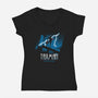 Taxman Animated Series-Womens-V-Neck-Tee-teesgeex