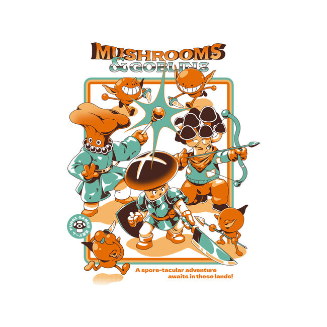 Mushrooms And Goblins-Youth-Crew Neck-Sweatshirt-ilustrata