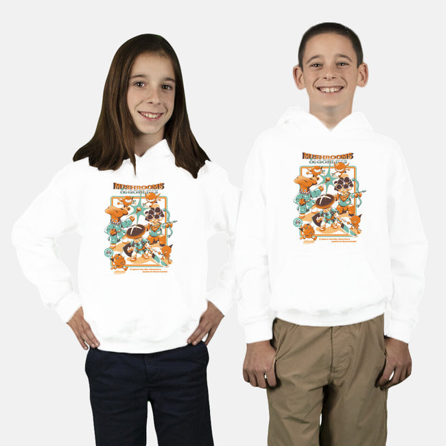 Mushrooms And Goblins-Youth-Pullover-Sweatshirt-ilustrata