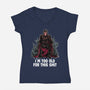 Magneto Is Too Old-Womens-V-Neck-Tee-zascanauta