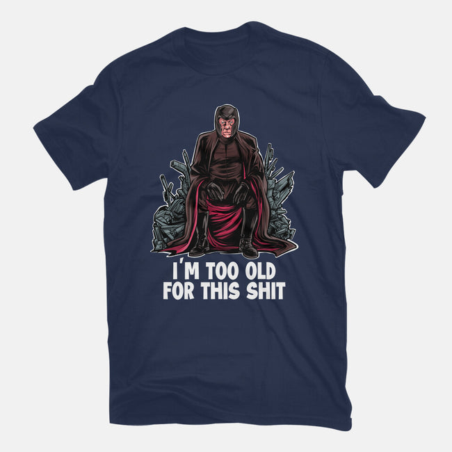 Magneto Is Too Old-Womens-Fitted-Tee-zascanauta