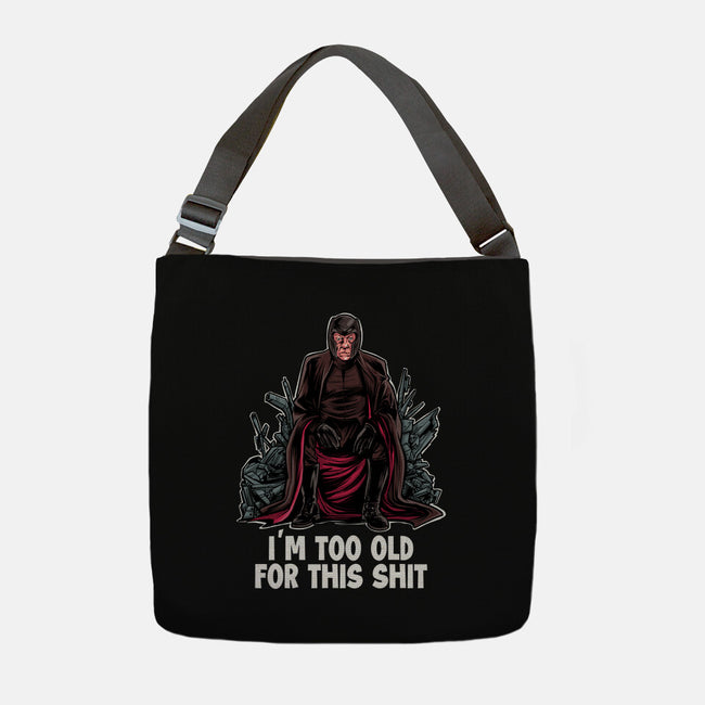 Magneto Is Too Old-None-Adjustable Tote-Bag-zascanauta