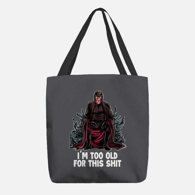 Magneto Is Too Old-None-Basic Tote-Bag-zascanauta