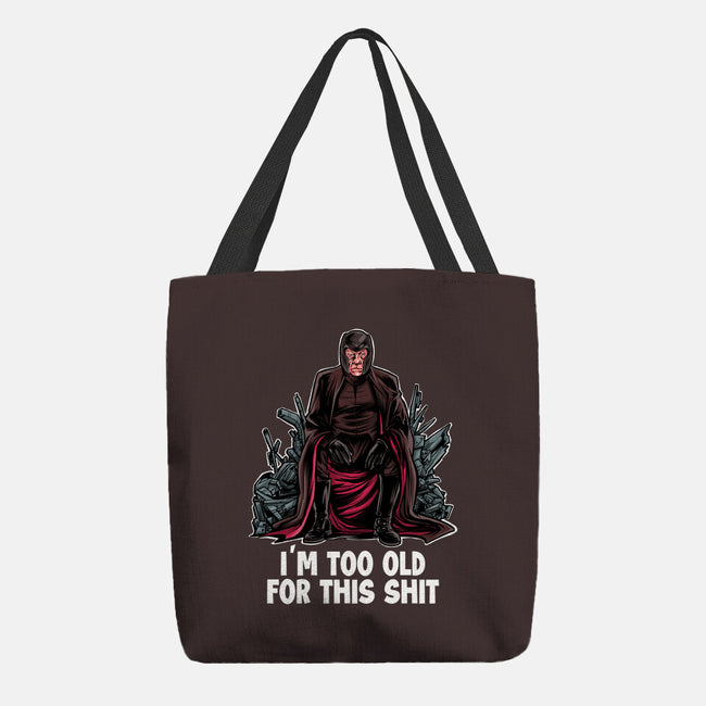 Magneto Is Too Old-None-Basic Tote-Bag-zascanauta