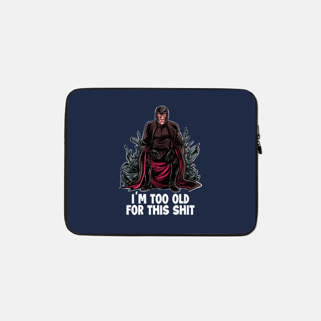 Magneto Is Too Old-None-Zippered-Laptop Sleeve-zascanauta