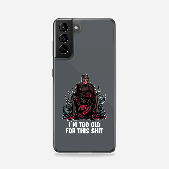 Magneto Is Too Old-Samsung-Snap-Phone Case-zascanauta