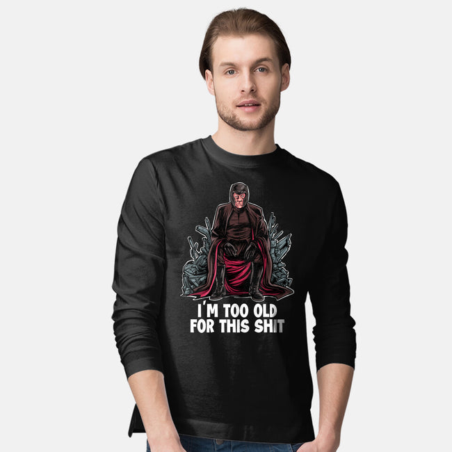 Magneto Is Too Old-Mens-Long Sleeved-Tee-zascanauta