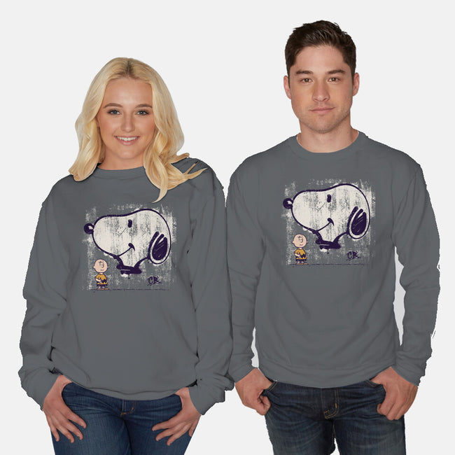 Friendly Graffiti-Unisex-Crew Neck-Sweatshirt-sebasebi