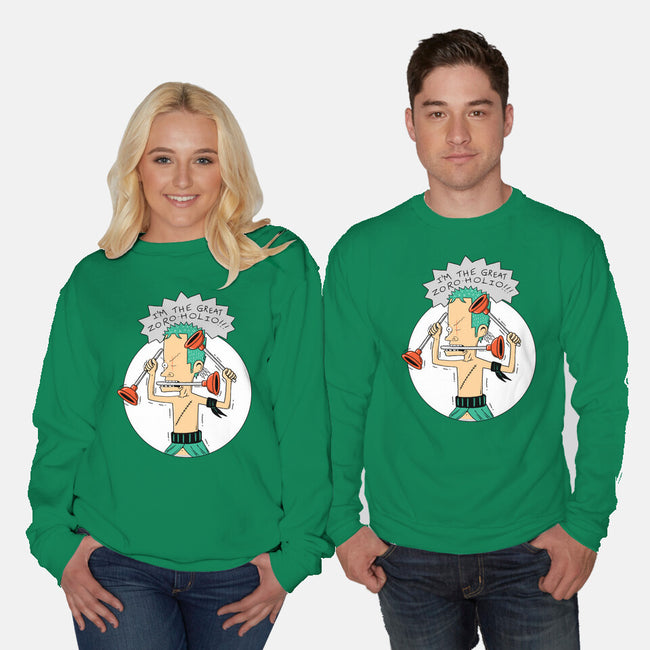 The Great Zoroholio-Unisex-Crew Neck-Sweatshirt-naomori