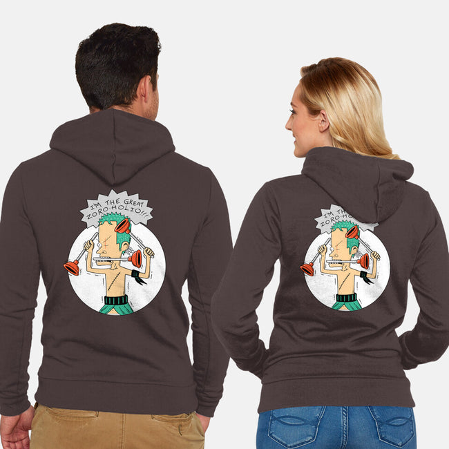 The Great Zoroholio-Unisex-Zip-Up-Sweatshirt-naomori