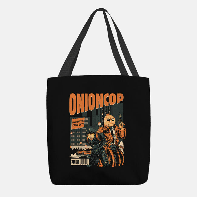 Onion Cop-None-Basic Tote-Bag-Estudio Horta