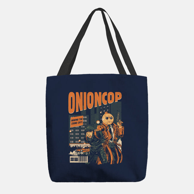 Onion Cop-None-Basic Tote-Bag-Estudio Horta