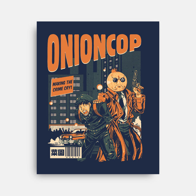 Onion Cop-None-Stretched-Canvas-Estudio Horta
