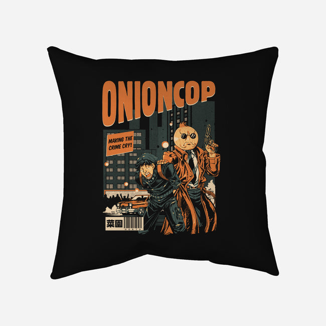 Onion Cop-None-Non-Removable Cover w Insert-Throw Pillow-Estudio Horta