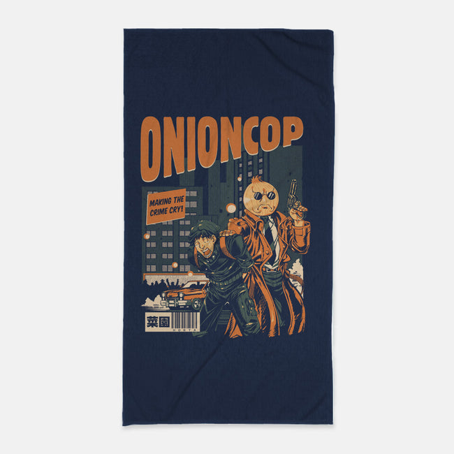 Onion Cop-None-Beach-Towel-Estudio Horta