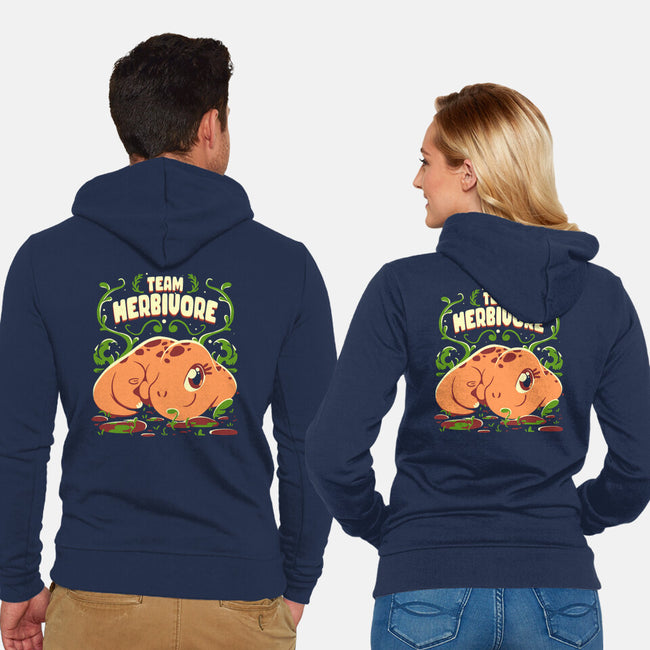 Team Herbivore-Unisex-Zip-Up-Sweatshirt-estudiofitas