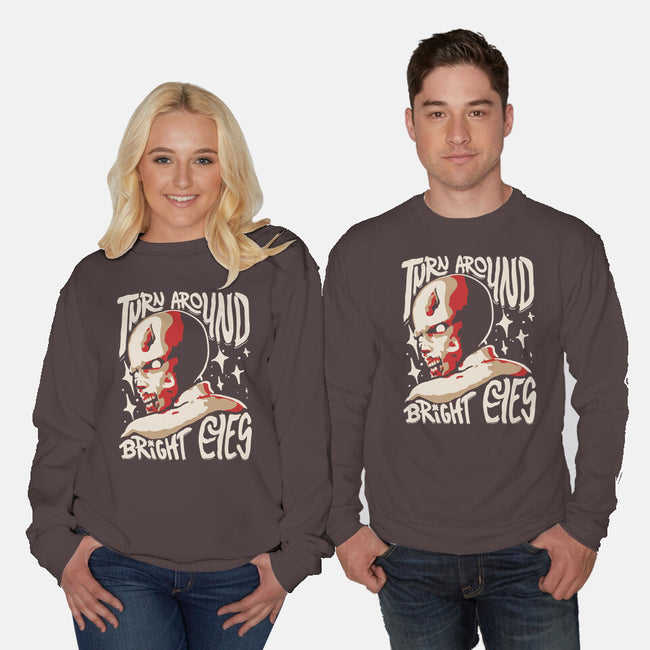 Turning Around Zombie-Unisex-Crew Neck-Sweatshirt-estudiofitas