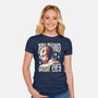 Turning Around Zombie-Womens-Fitted-Tee-estudiofitas