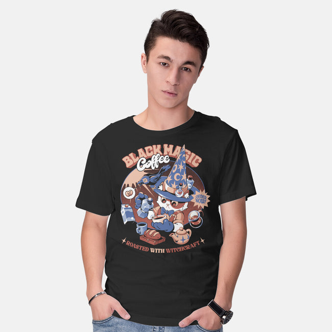 Roasted With Witchcraft-Mens-Basic-Tee-ilustrata