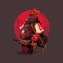 Red Kitsune Samurai-Womens-Basic-Tee-Bruno Mota