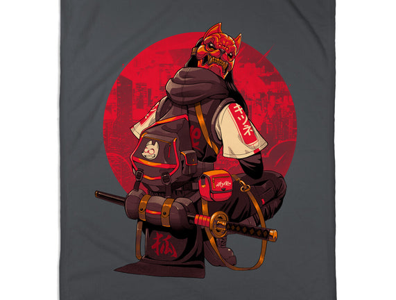 Red Kitsune Samurai
