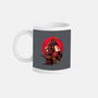 Red Kitsune Samurai-None-Mug-Drinkware-Bruno Mota