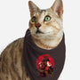 Red Kitsune Samurai-Cat-Bandana-Pet Collar-Bruno Mota