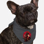 Red Kitsune Samurai-Dog-Bandana-Pet Collar-Bruno Mota