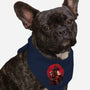 Red Kitsune Samurai-Dog-Bandana-Pet Collar-Bruno Mota