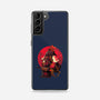 Red Kitsune Samurai-Samsung-Snap-Phone Case-Bruno Mota