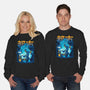 Water Urban Samurai-Unisex-Crew Neck-Sweatshirt-Bruno Mota