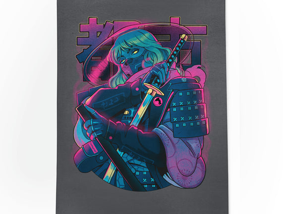 Cyber Neon Samurai