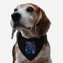 Cyber Neon Samurai-Dog-Adjustable-Pet Collar-Bruno Mota